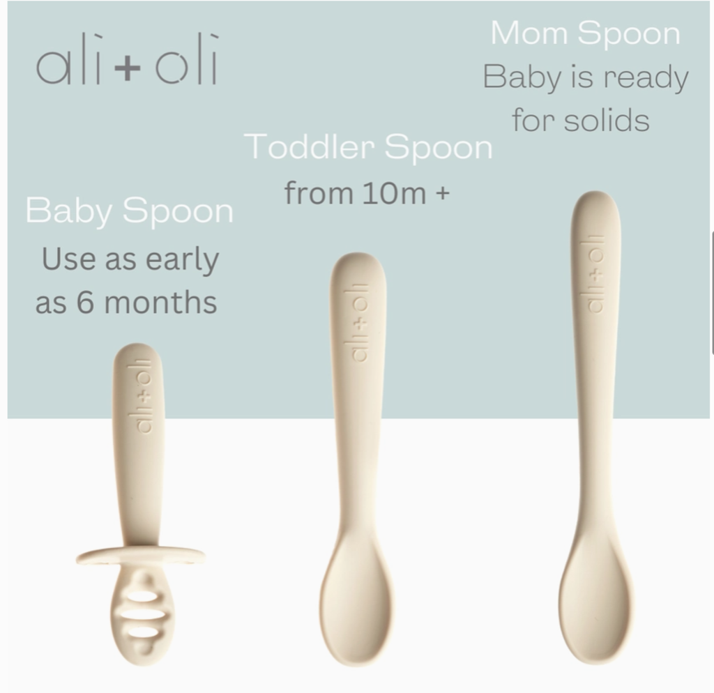 Ali + Oli Multistage Spoon Set for Baby (Pine)