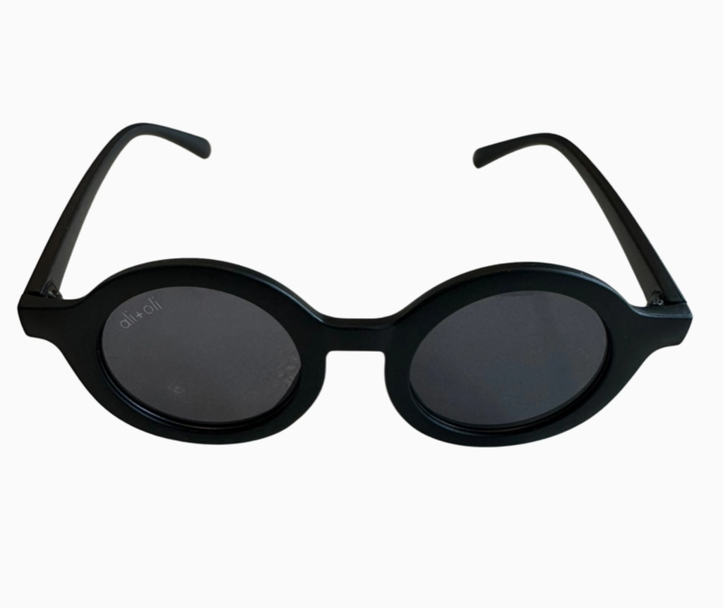 Kids Sunglasses Round (Black)