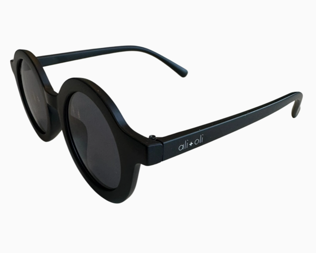 Kids Sunglasses Round (Black)