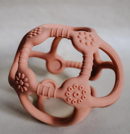 Textured Teether Ball | Rust Rust New * Children's Accessories