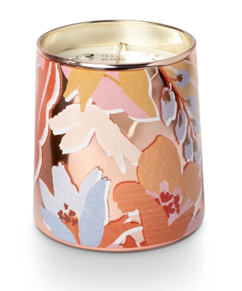 Blood Orange Dahlia Pearl Glass Candle New * Gifts & Speciality