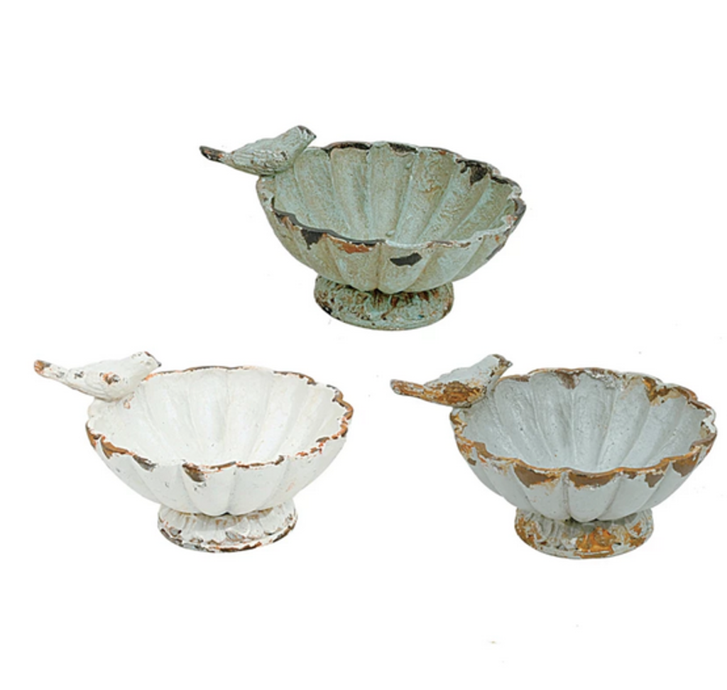 Decorative Pewter Bowl w/ Bird New * Bits and Bobs | Butterfly