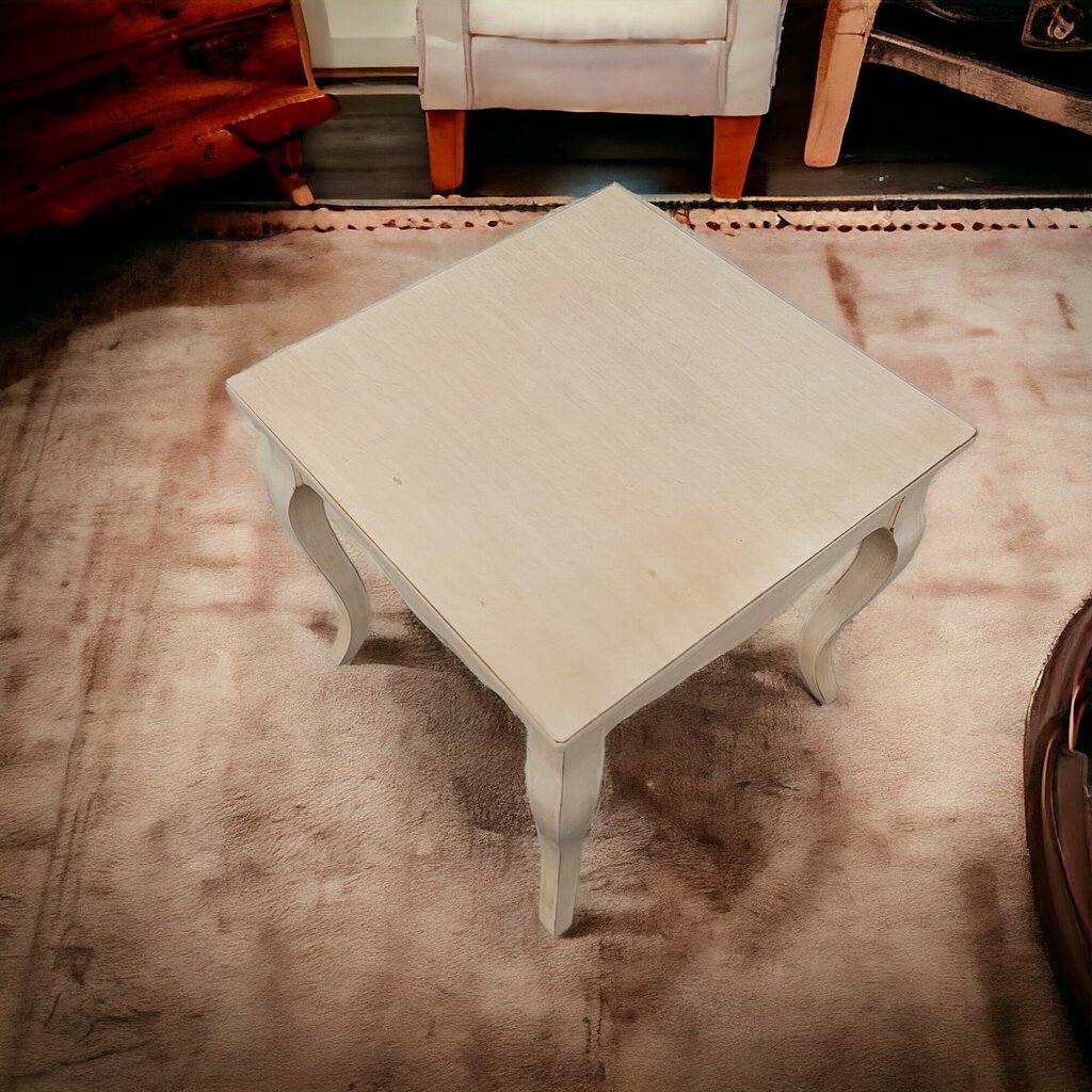 5155 Pickled Queen Anne Side Table