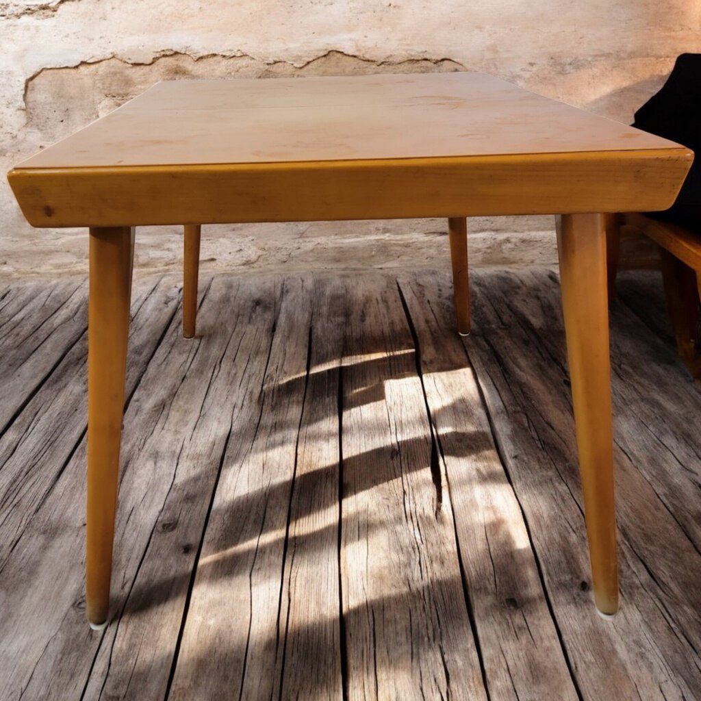 6262 Birch Mid Century Expansion Dining Set with 4 Chairs