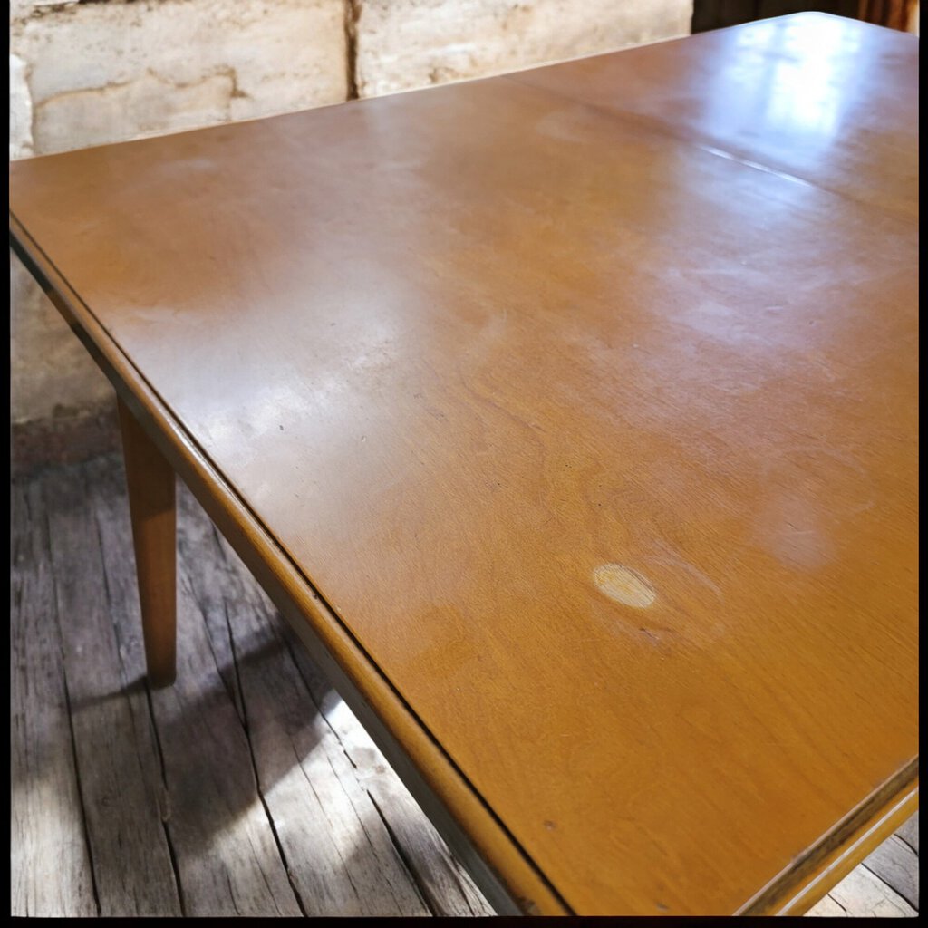 6262 Birch Mid Century Expansion Dining Set with 4 Chairs