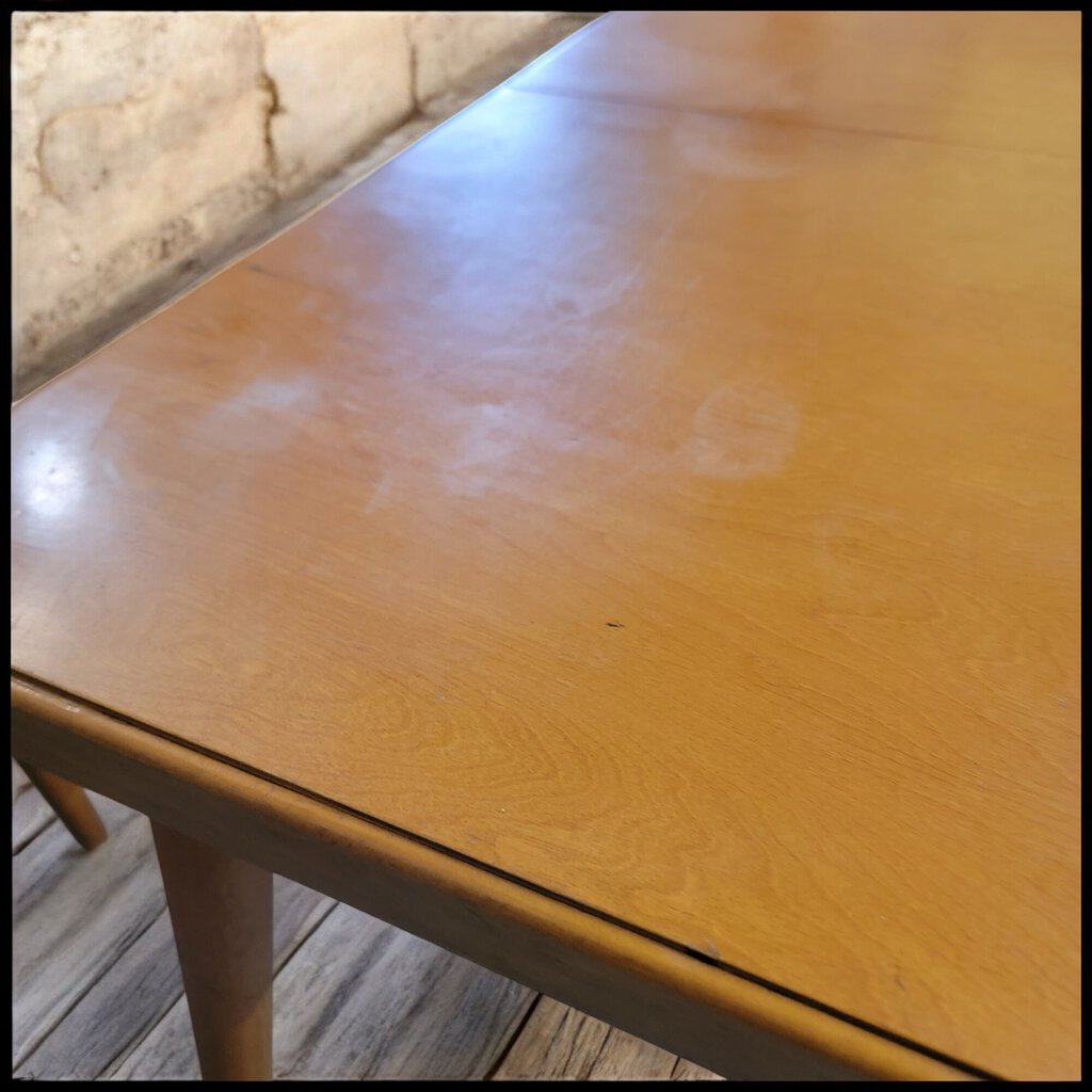 6262 Birch Mid Century Expansion Dining Set with 4 Chairs