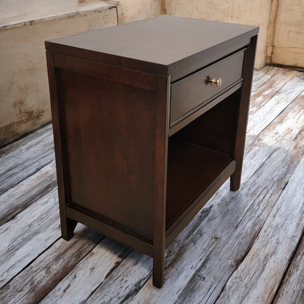 6372 Aspen Home Mahogany Stained Nightstand with Drawer