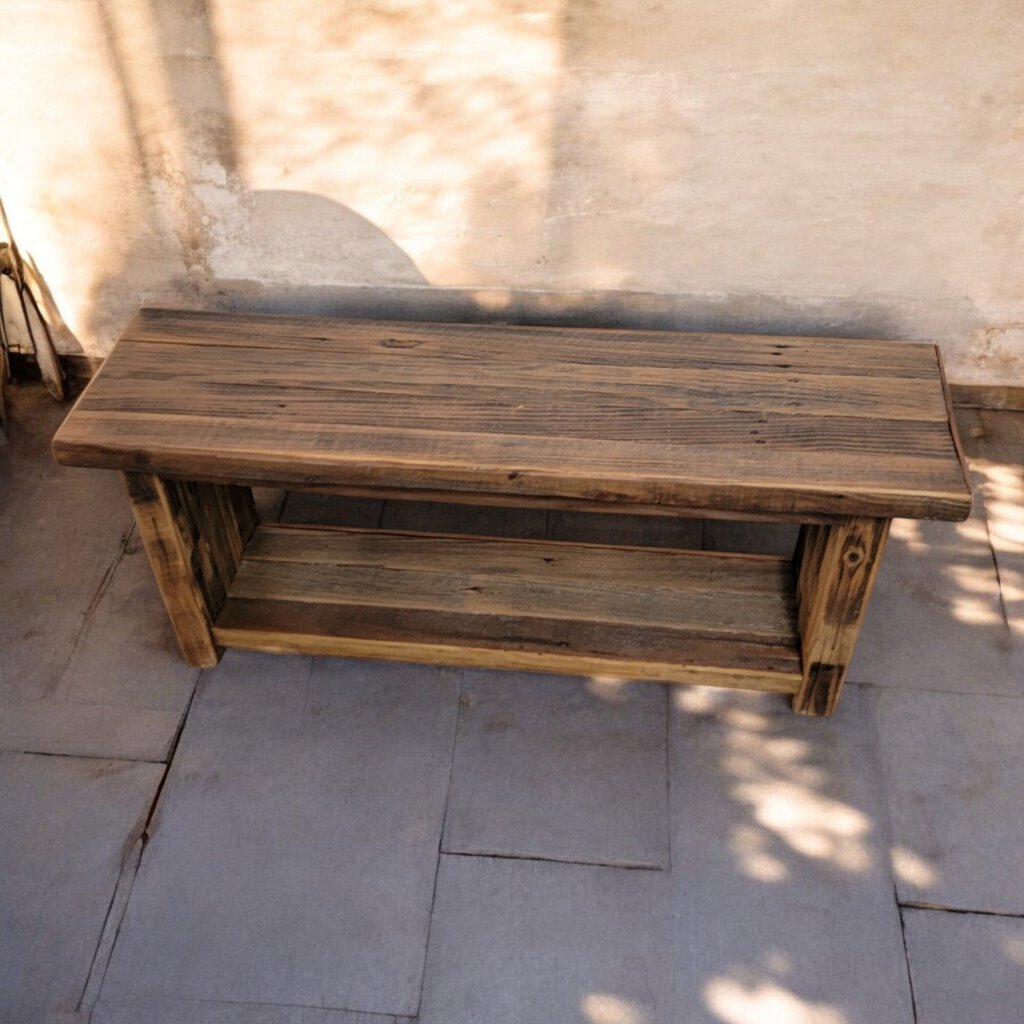 6437 Handcrafted Rustic #Bench
