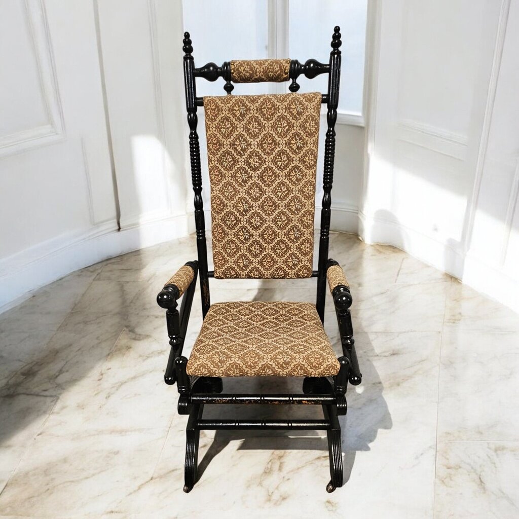 6480 Antique Upholstered #Rocker
