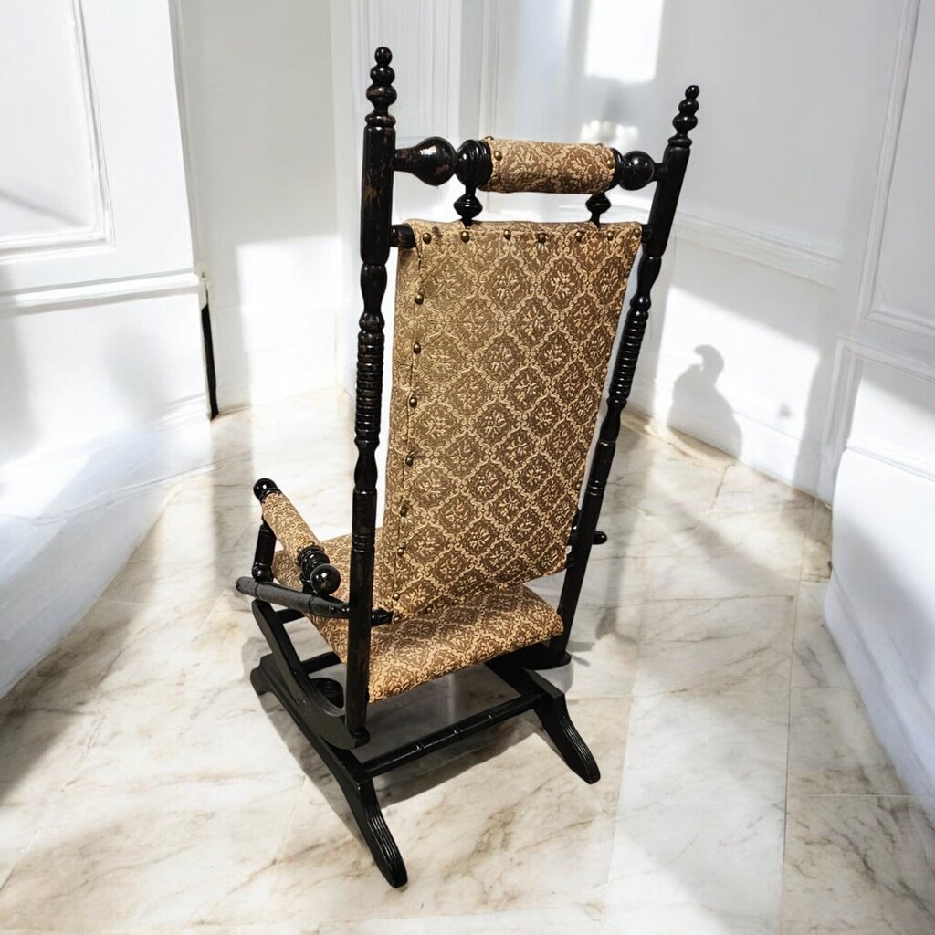 6480 Antique Upholstered #Rocker