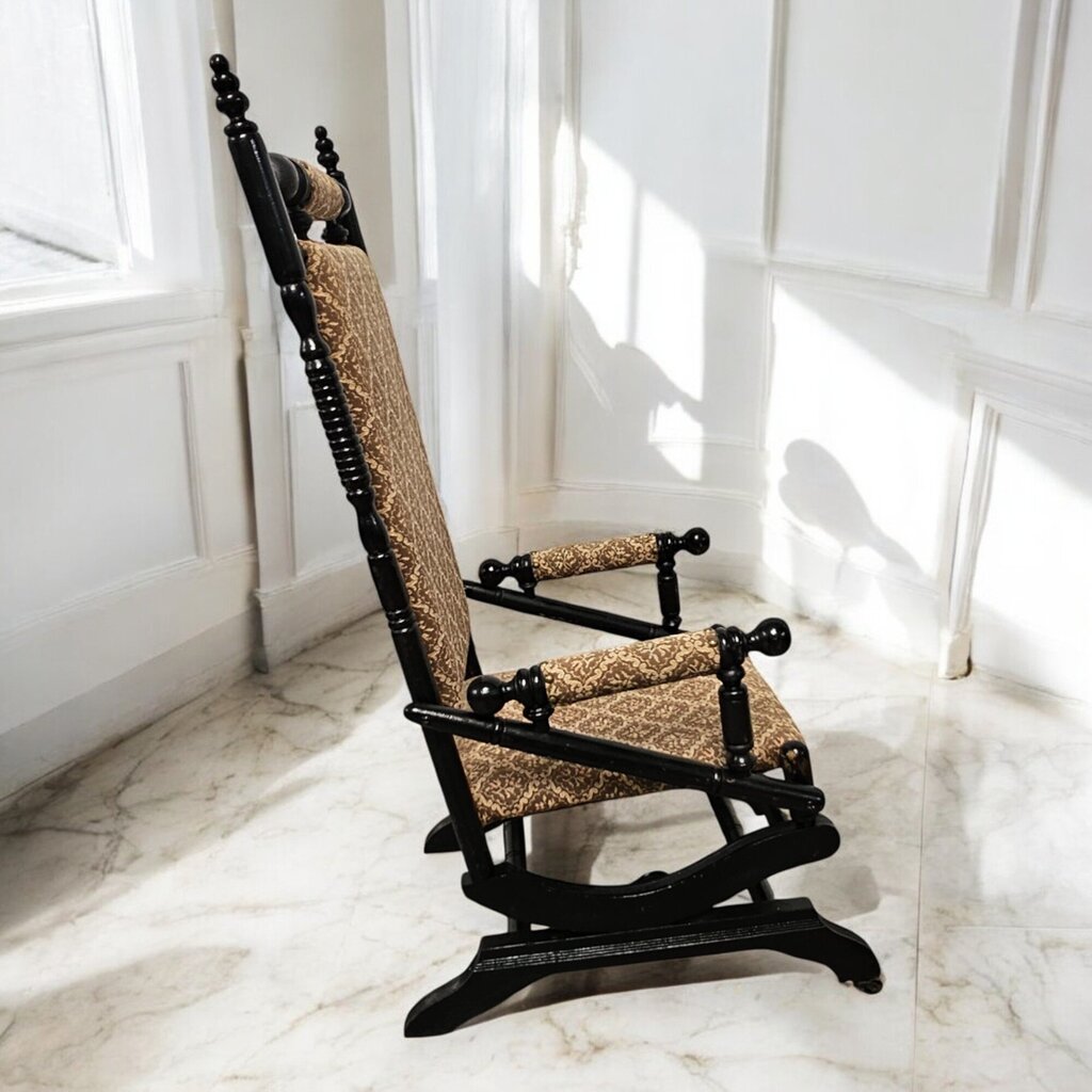 6480 Antique Upholstered #Rocker