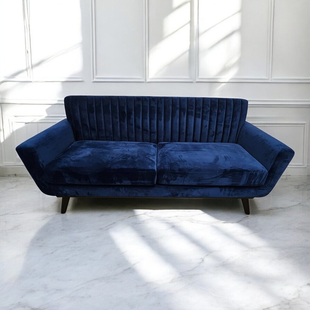 6481 Royal Blue Mid-Century Style #Sofa