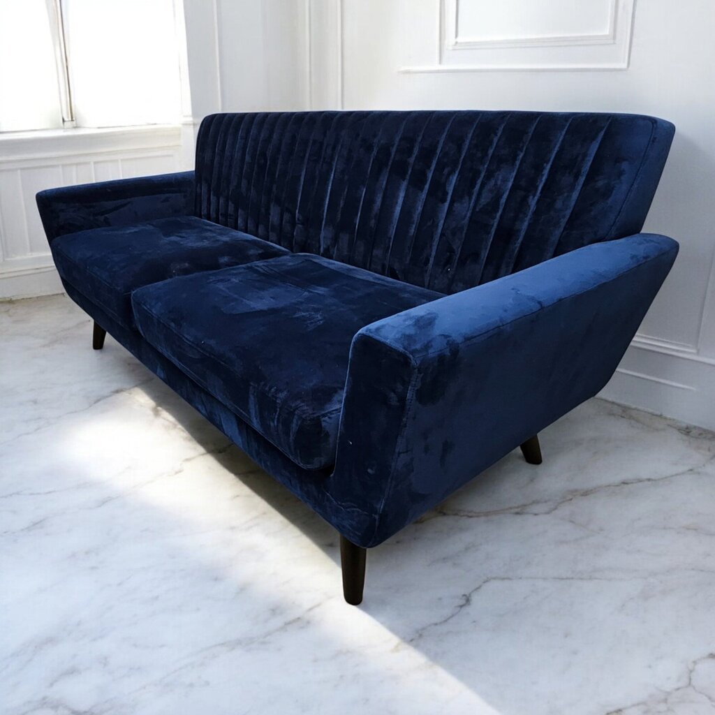 6481 Royal Blue Mid-Century Style #Sofa