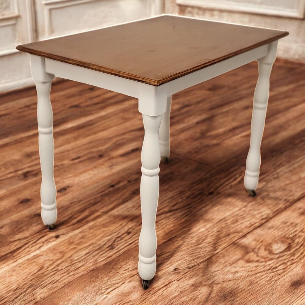 6495 Rolling Country Dining #Table with Maple Slab Top