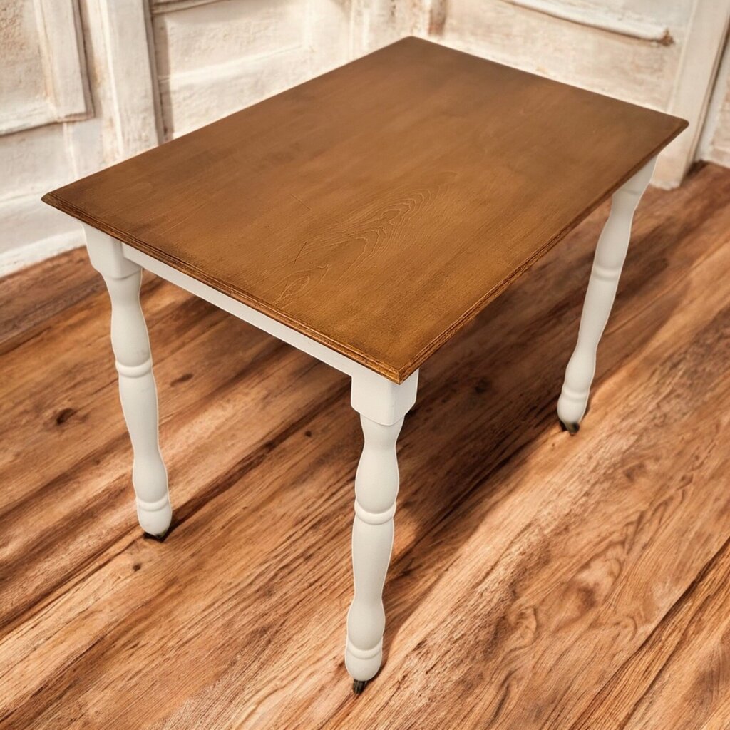 6495 Rolling Country Dining #Table with Maple Slab Top