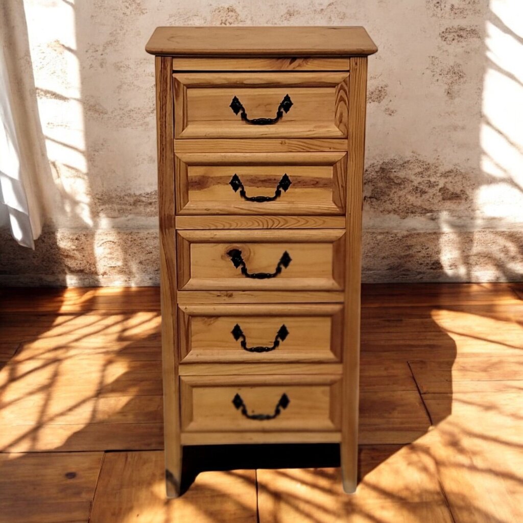 6506 Rustic 5 Drawer Spice Chest