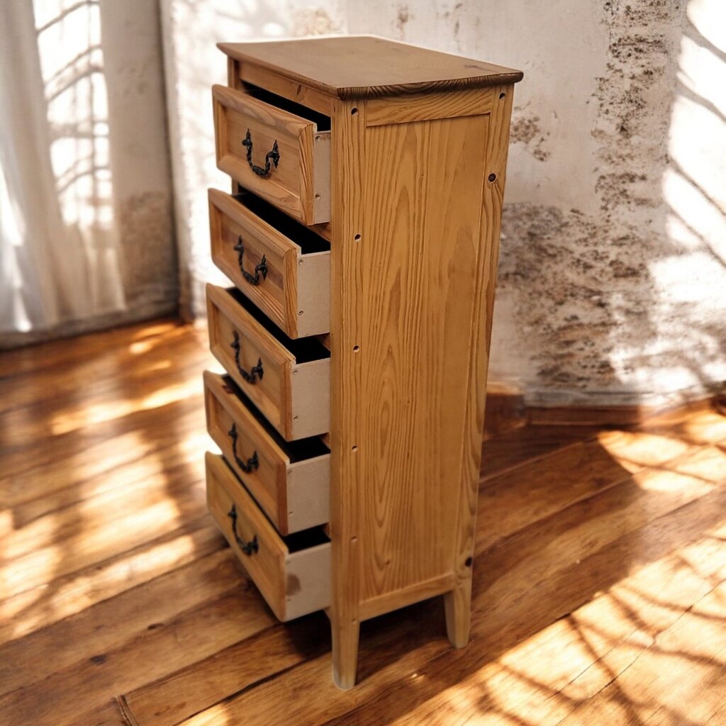 6506 Rustic 5 Drawer Spice Chest
