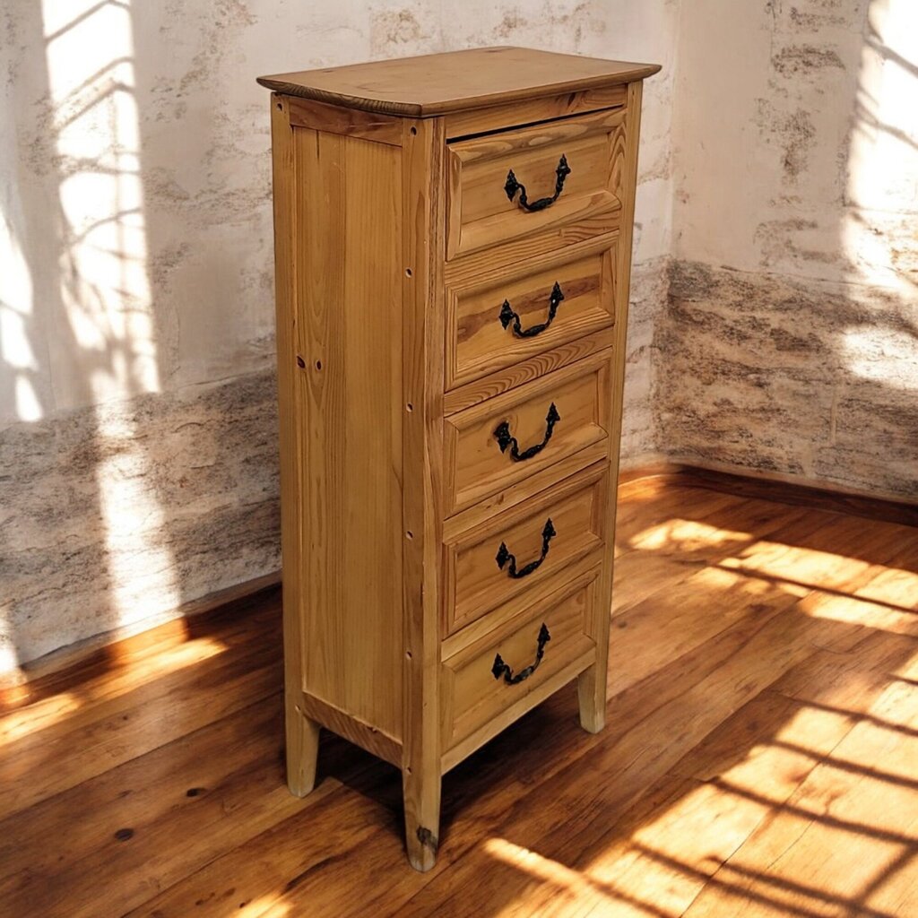 6506 Rustic 5 Drawer Spice Chest