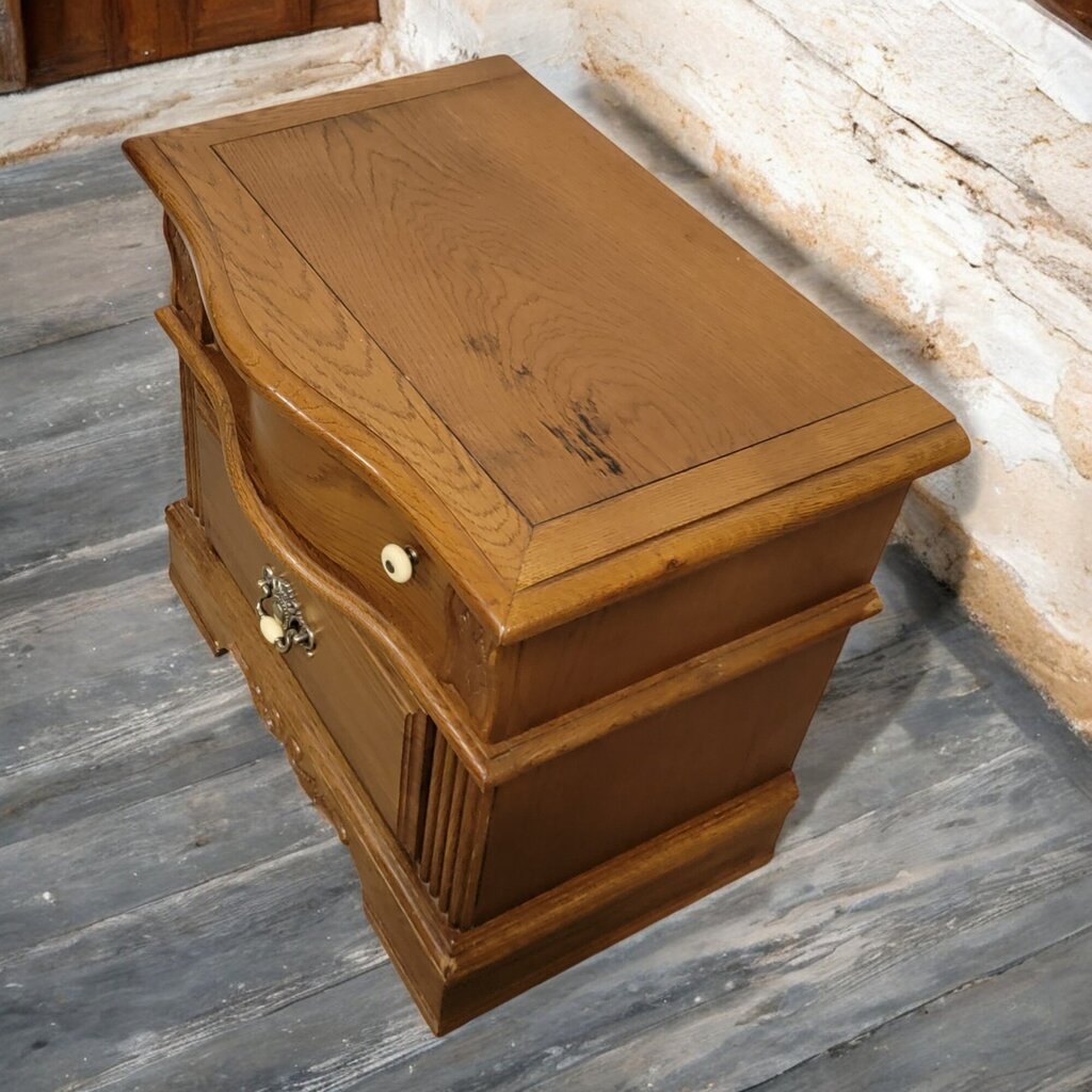 6545 Vintage Oak 2 Drawer #Nightstand