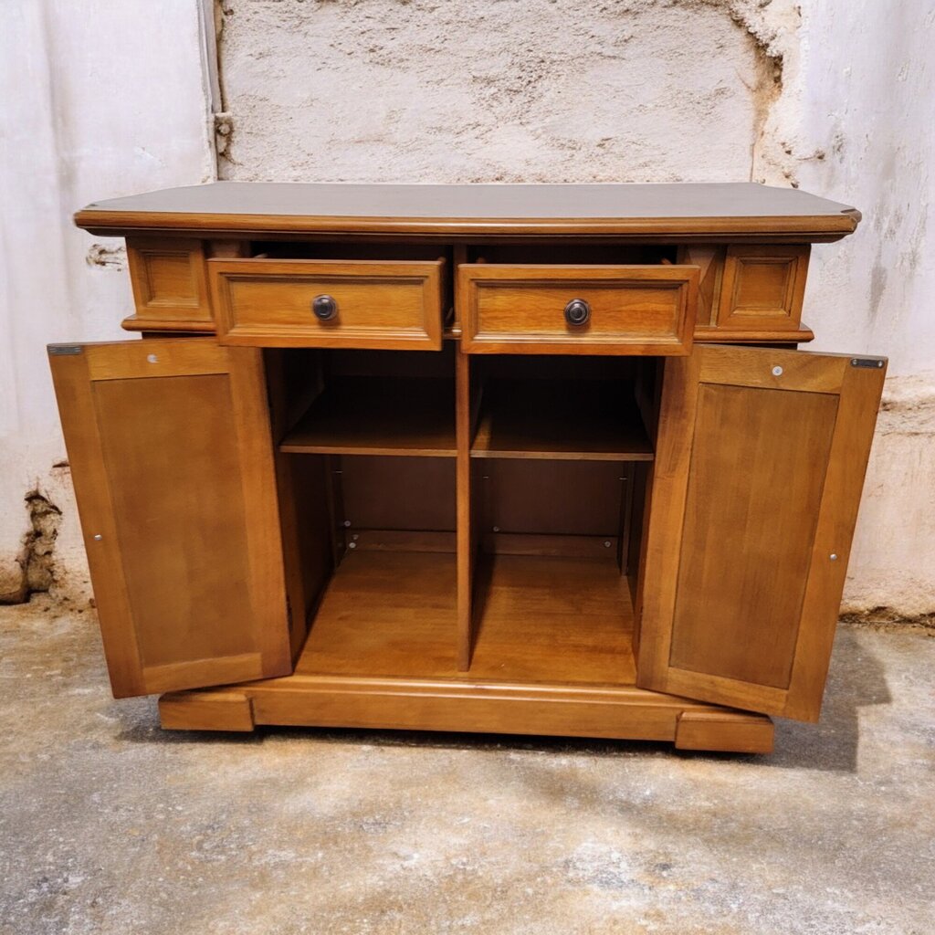 6549 Traditional maple Dropleaf Storage Kitchen Island