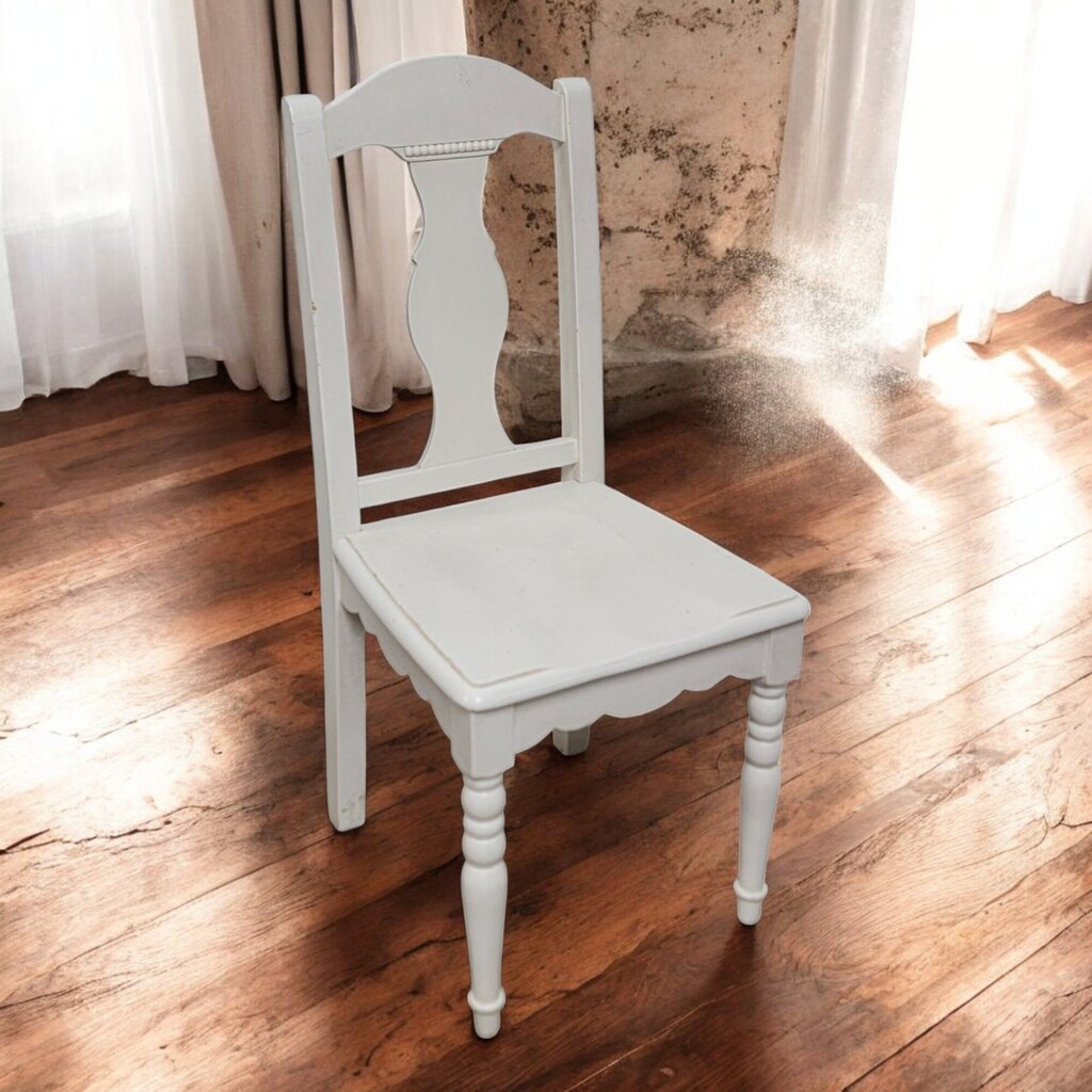 6550 Traditional White Side Chair