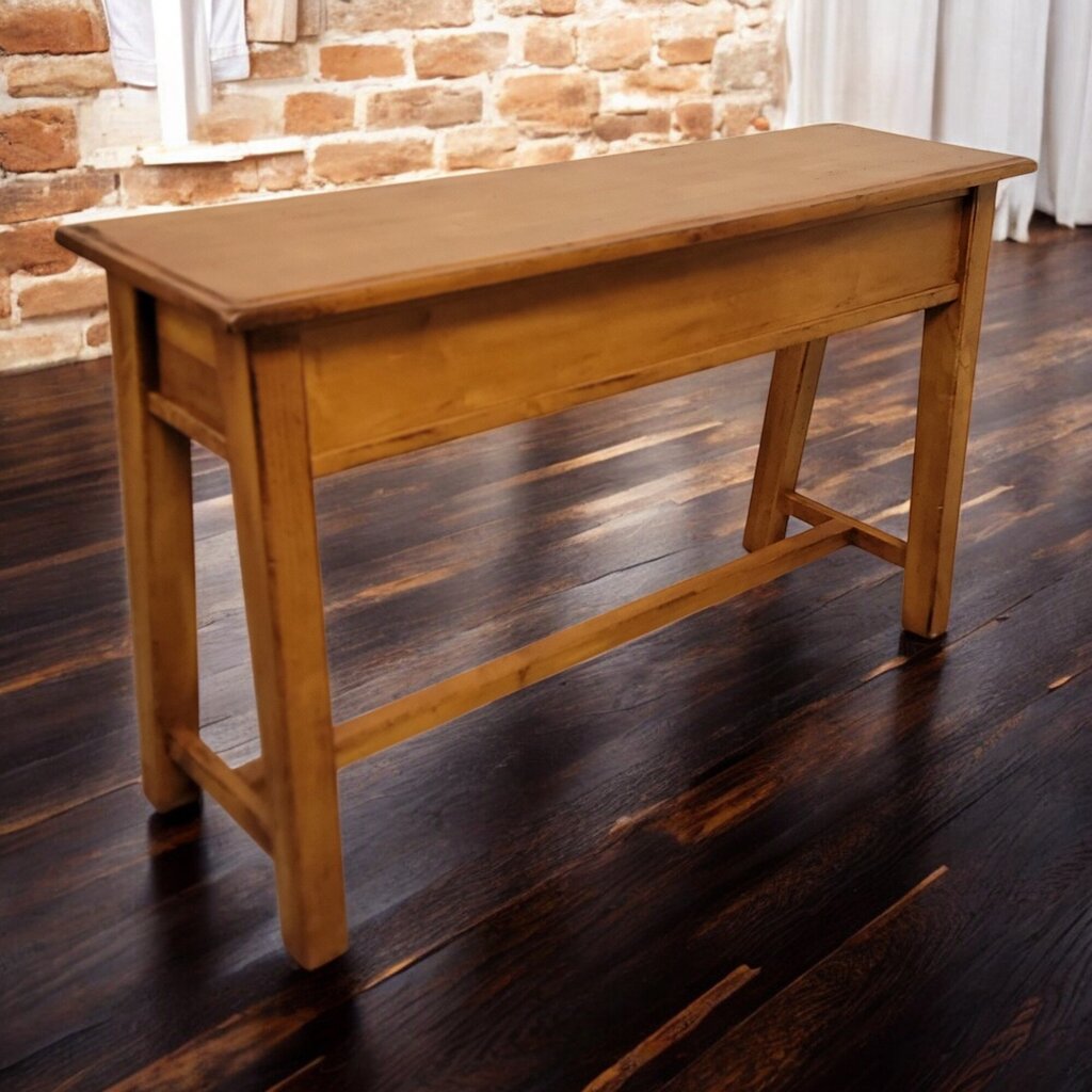 6600 Rustic Craftsman Style 2 Drawer Console Table
