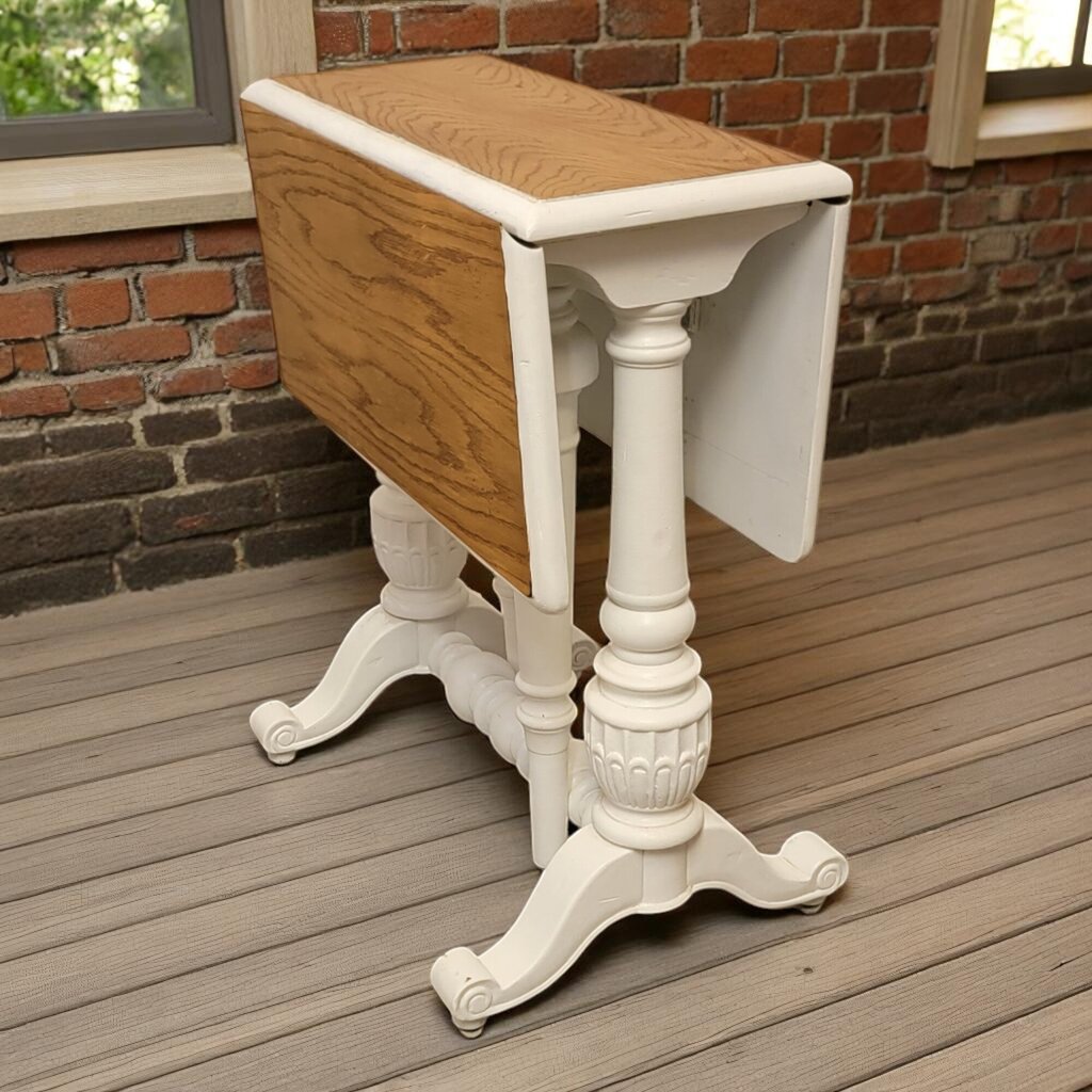6610 Antique Oak Gate Leg Drop Leaf #Table