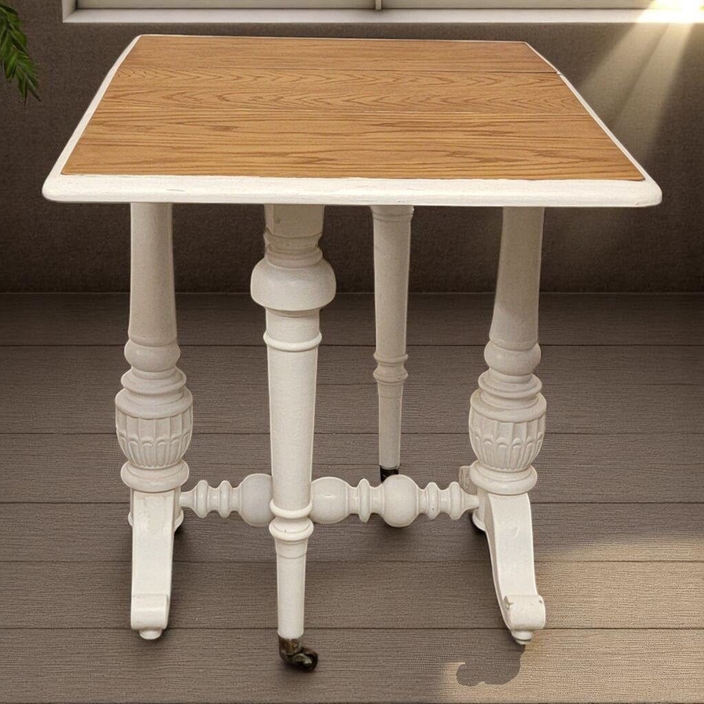 6610 Antique Oak Gate Leg Drop Leaf #Table
