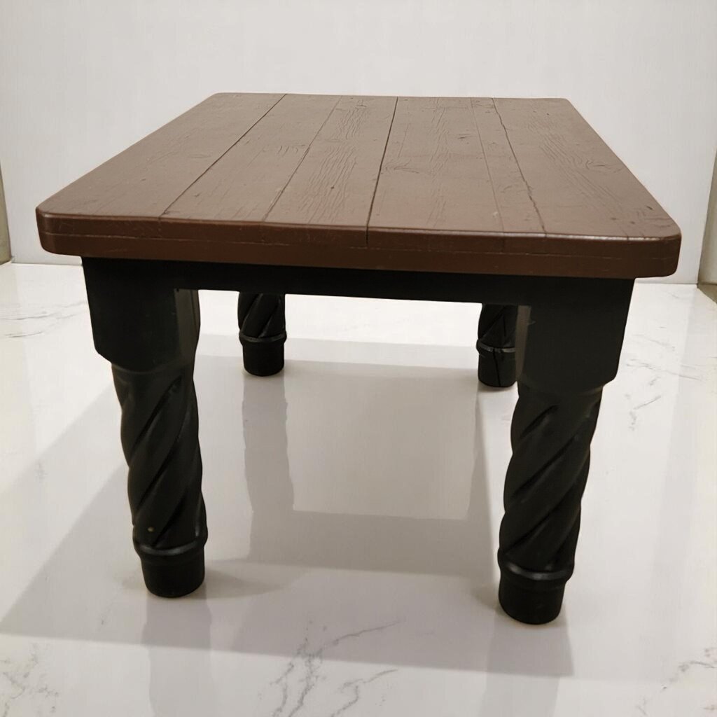 6635 Chunky Farmhouse Wood Slab Dining #Table