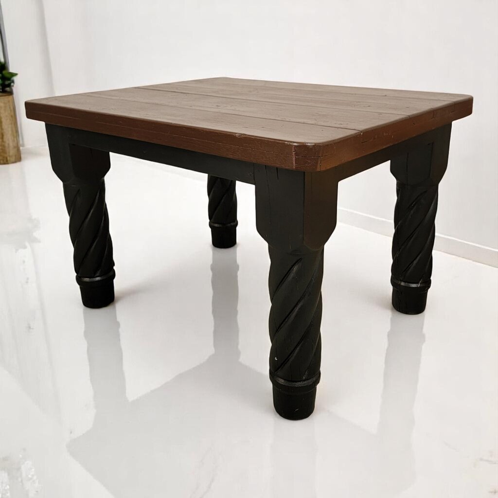 6635 Chunky Farmhouse Wood Slab Dining #Table