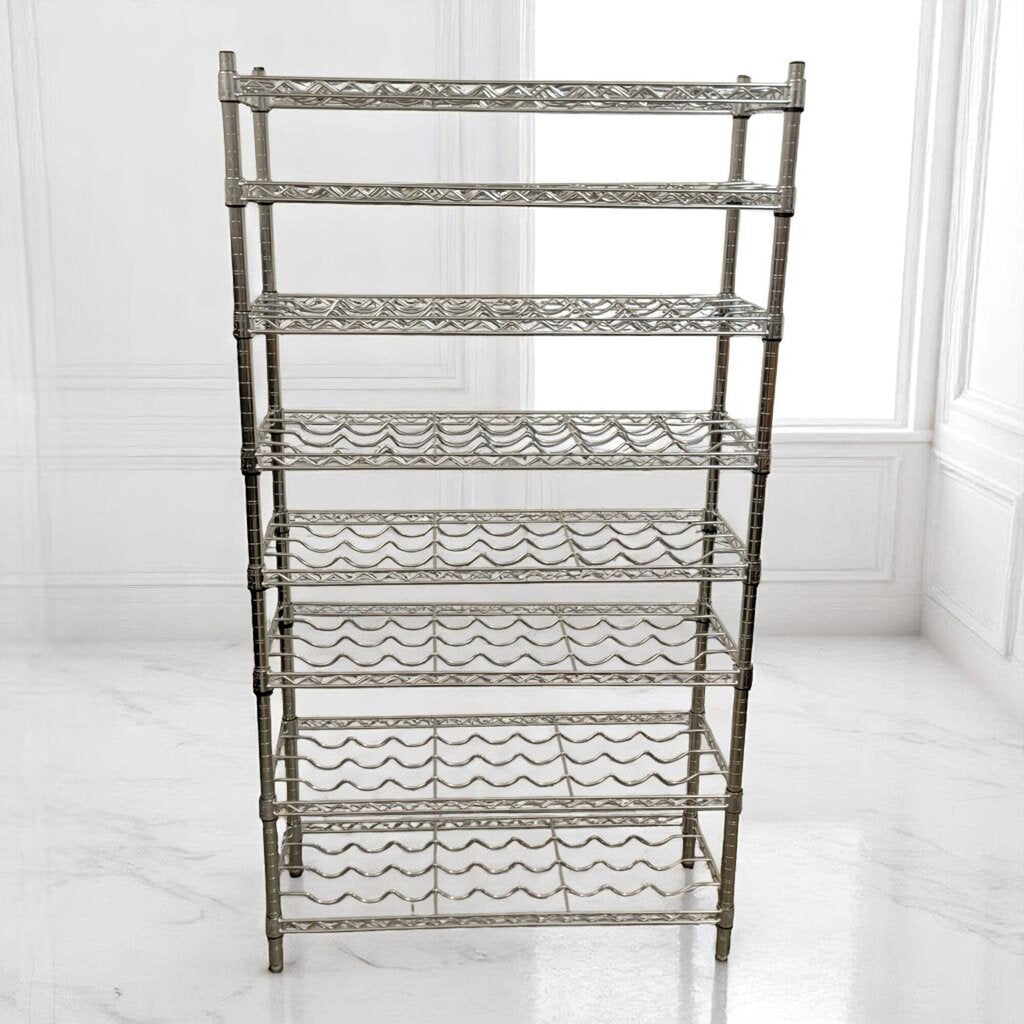 6652 Metal 8 Tier Restaurant Wine #Rack