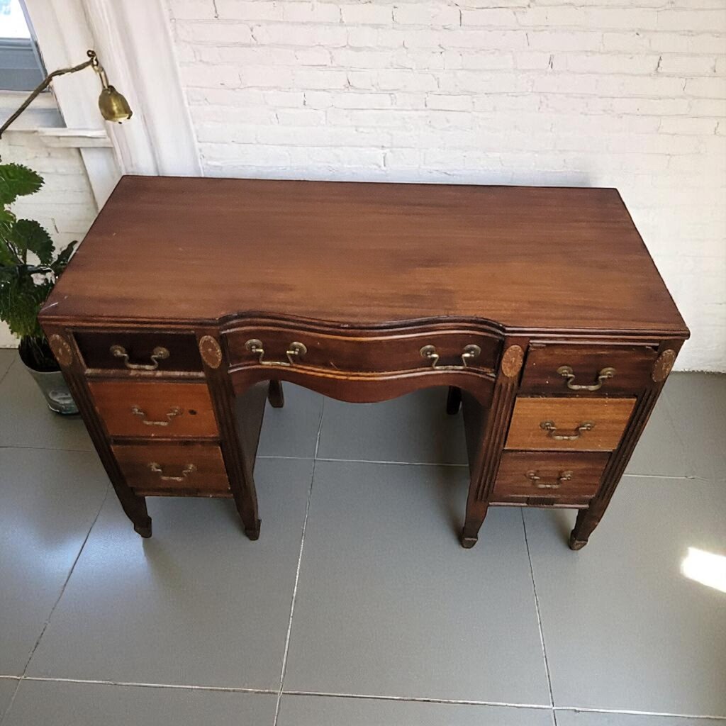 6694 Vintage Empire Style 7 Drawer #Desk/Vanity
