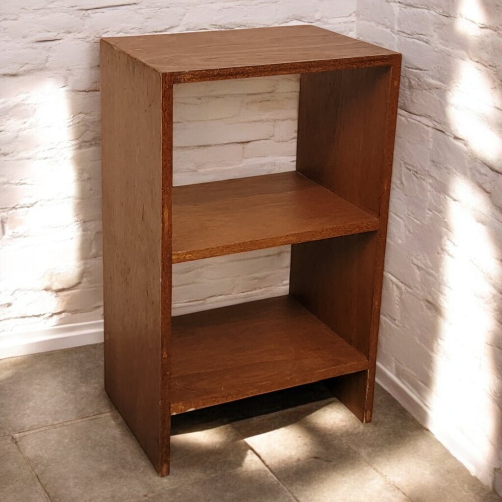 6722 Solid Wood 2 Shelf Bookcase