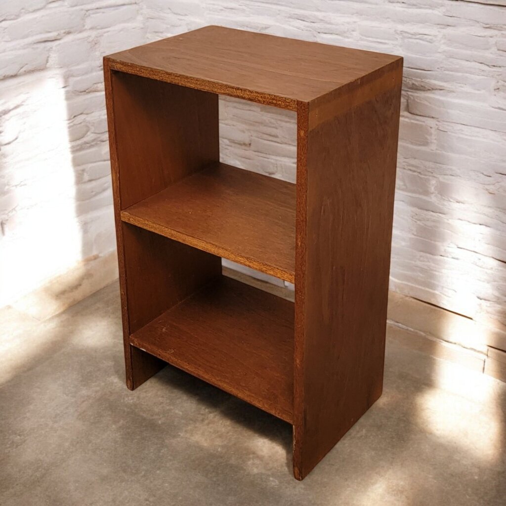 6722 Solid Wood 2 Shelf Bookcase