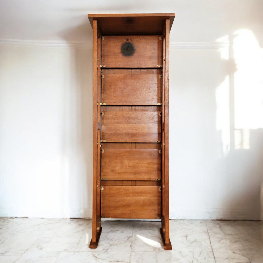 6737 Cherry Finish Mission Style Shelf
