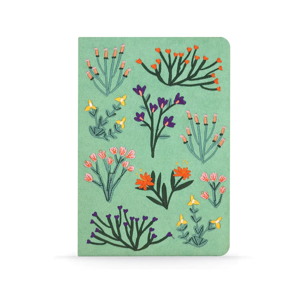 Petite Blooms Embroidered Notebook