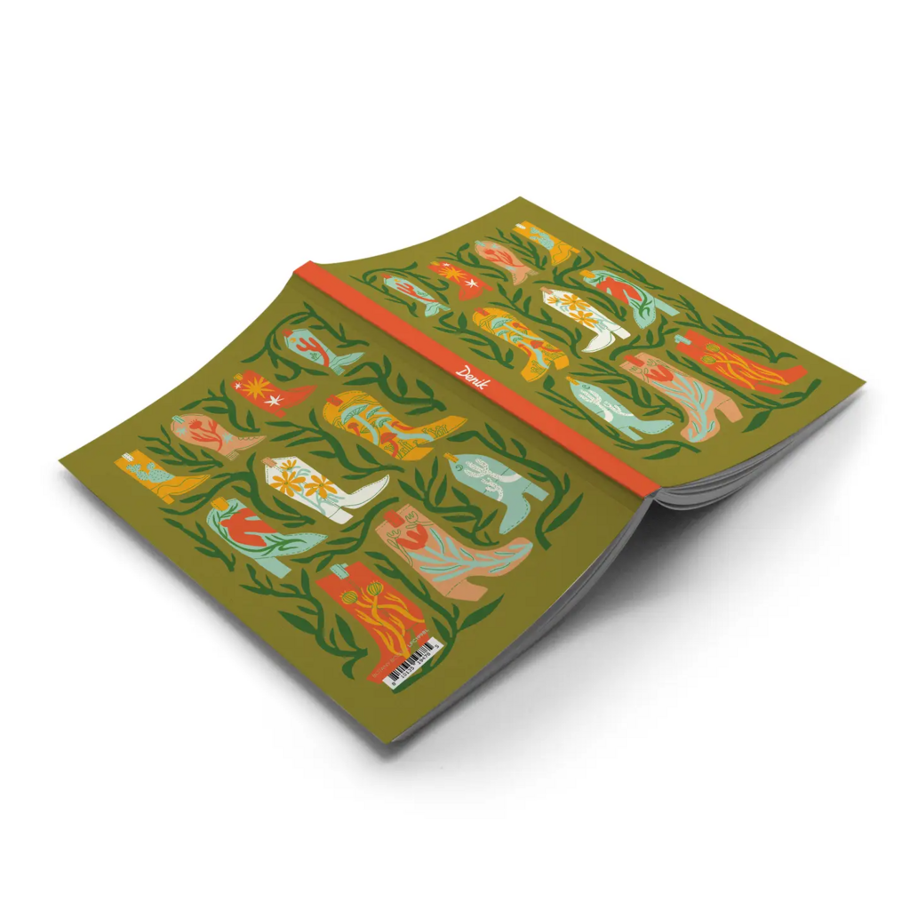 Botany Boots Classic Layflat Notebook * Stationary | Journals | Stickers | Writing | Paper