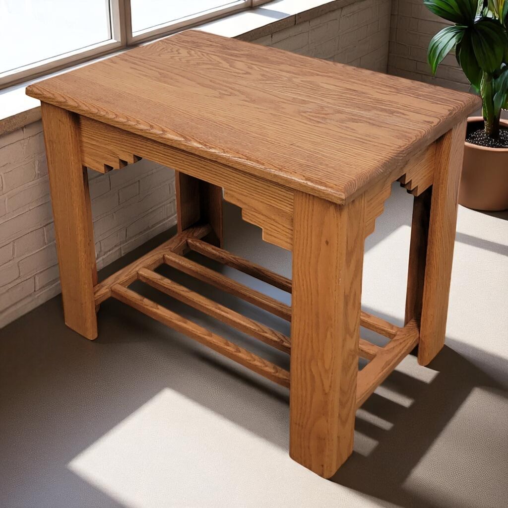 6892 Oak Southwestern End Table Furniture