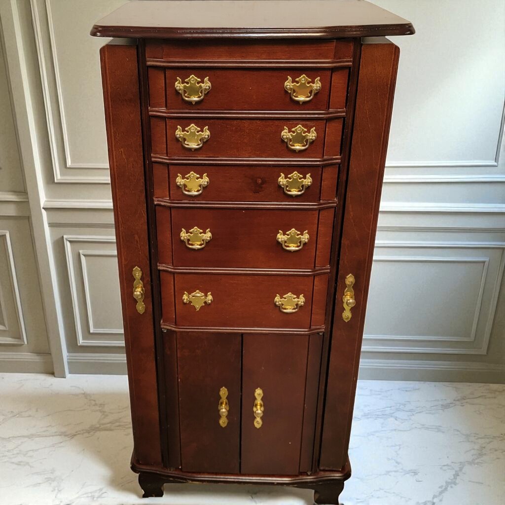 6998 Solid Wood French Provincial Jewelry #Armoire