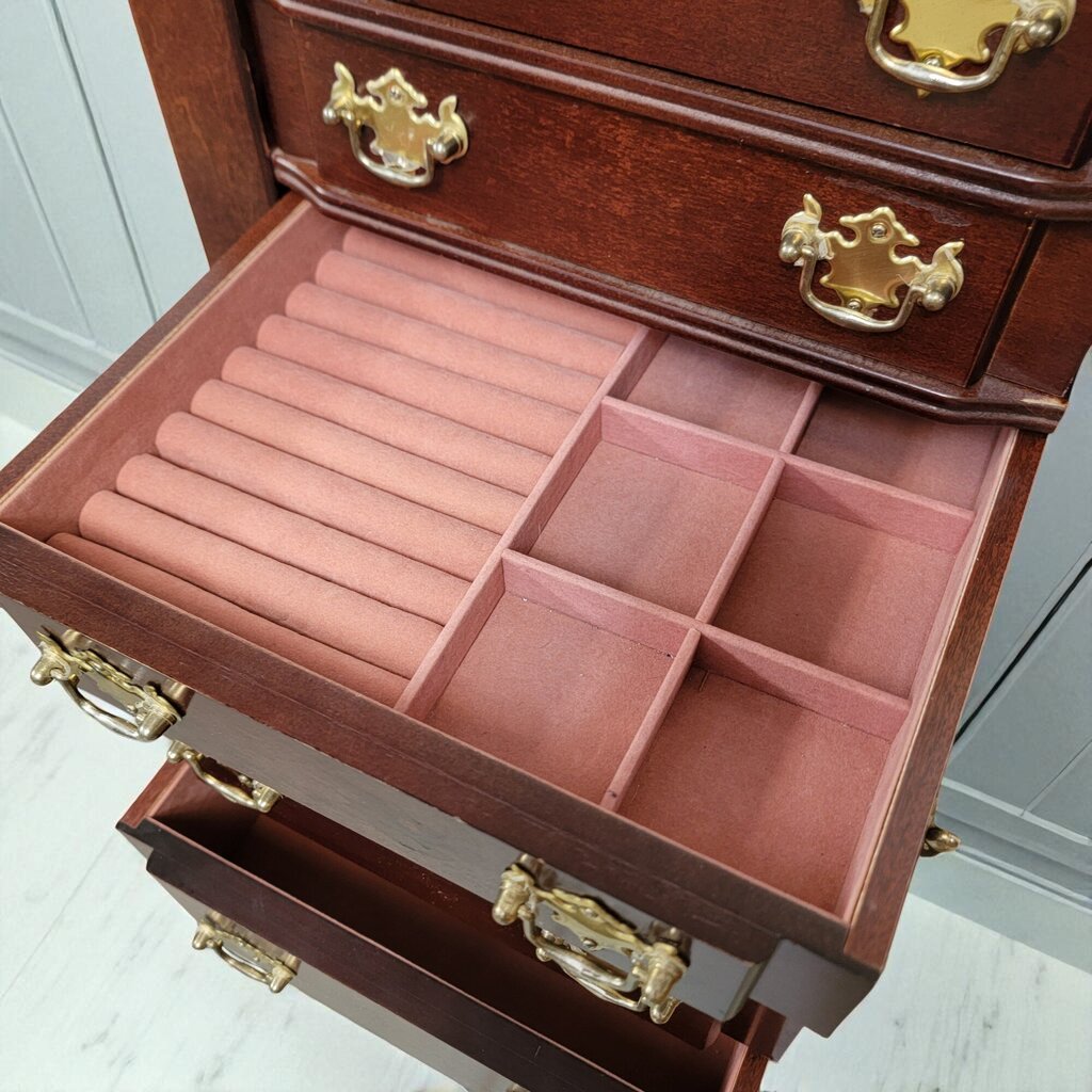 6998 Solid Wood French Provincial Jewelry #Armoire