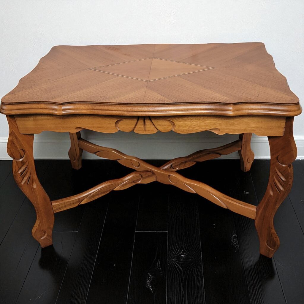 7013 Antique Inlaid Top Side #Table