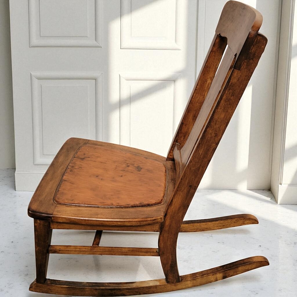 7017 Antique Tigerwood Rocking #Chair