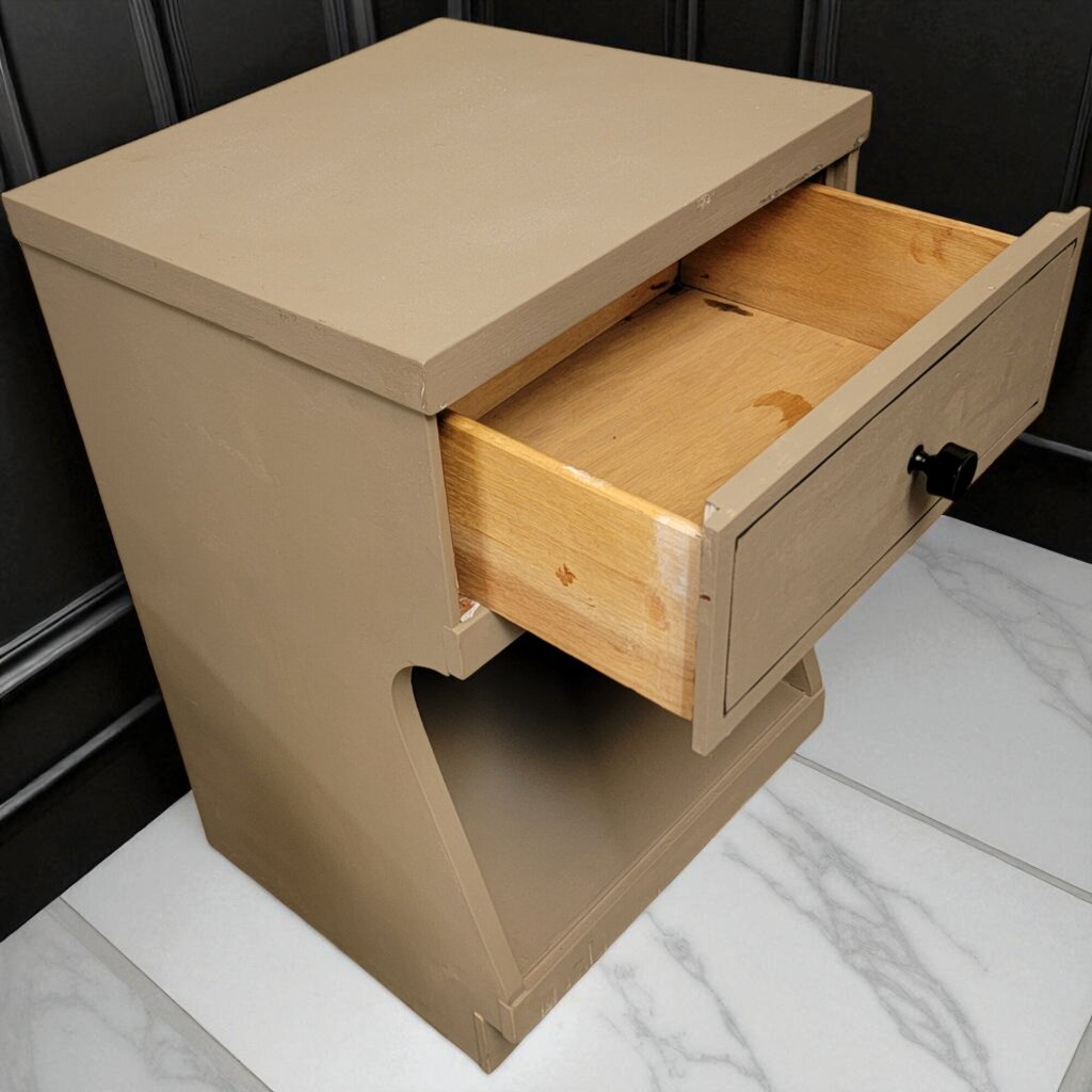 7034 Gray Nightstand with Drawer