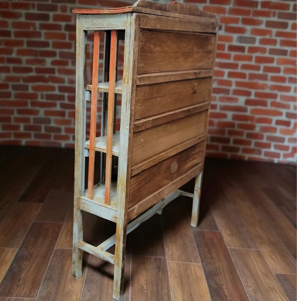 7077 Chippy Glass Front Curio Cabinet Furniture