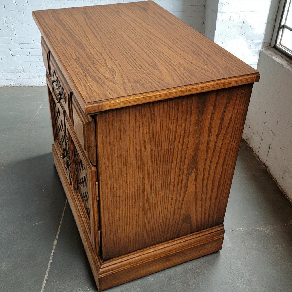 7083 Ayers Furniture Vintage Cabinet Nighstand with Drawer ~ Furniture