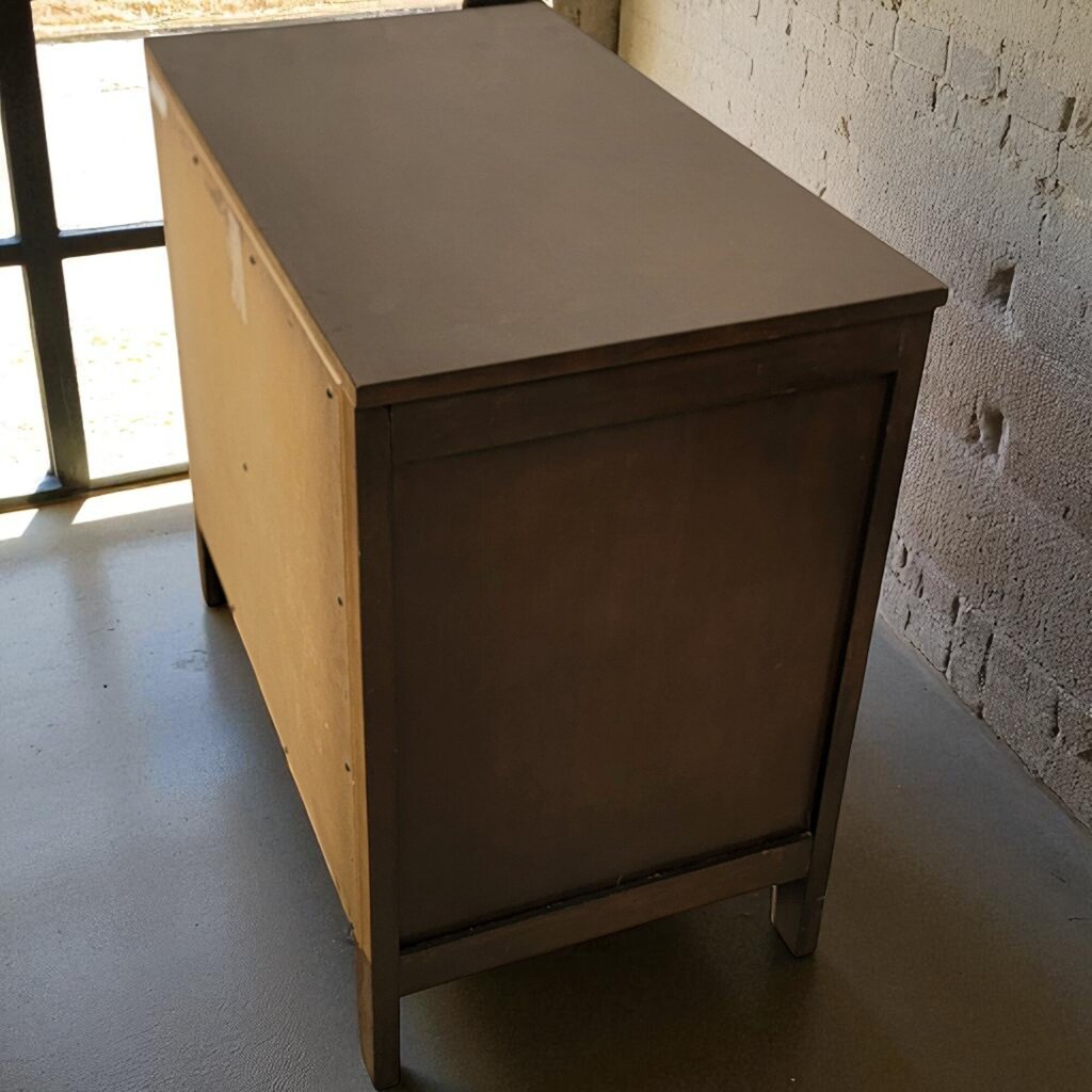7084 Contemporary 2 Drawer Espresso Nightstand