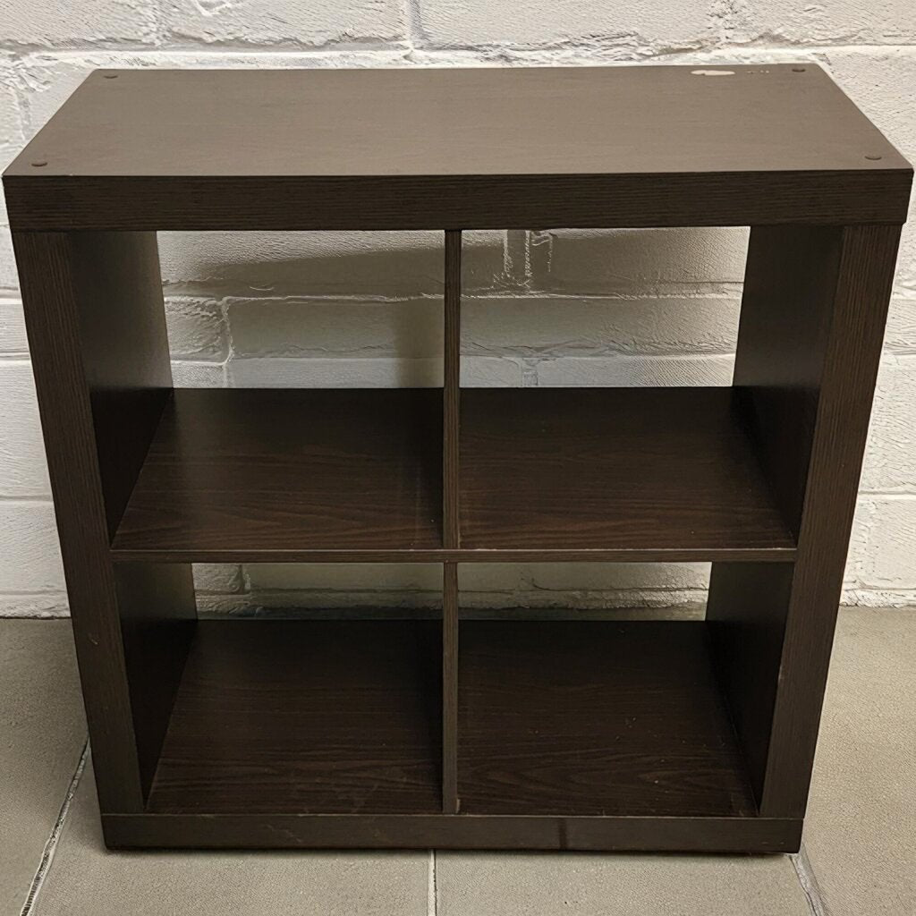 7085 4 Cubby Black Shelf
