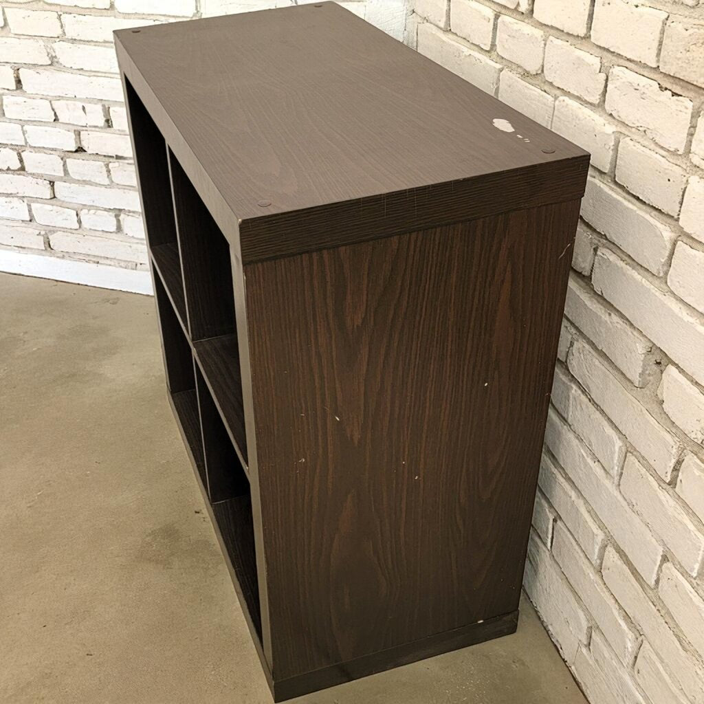 7085 4 Cubby Black Shelf