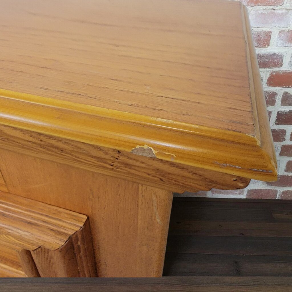 7107 Oak Fireplace #Mantle- Free Standing