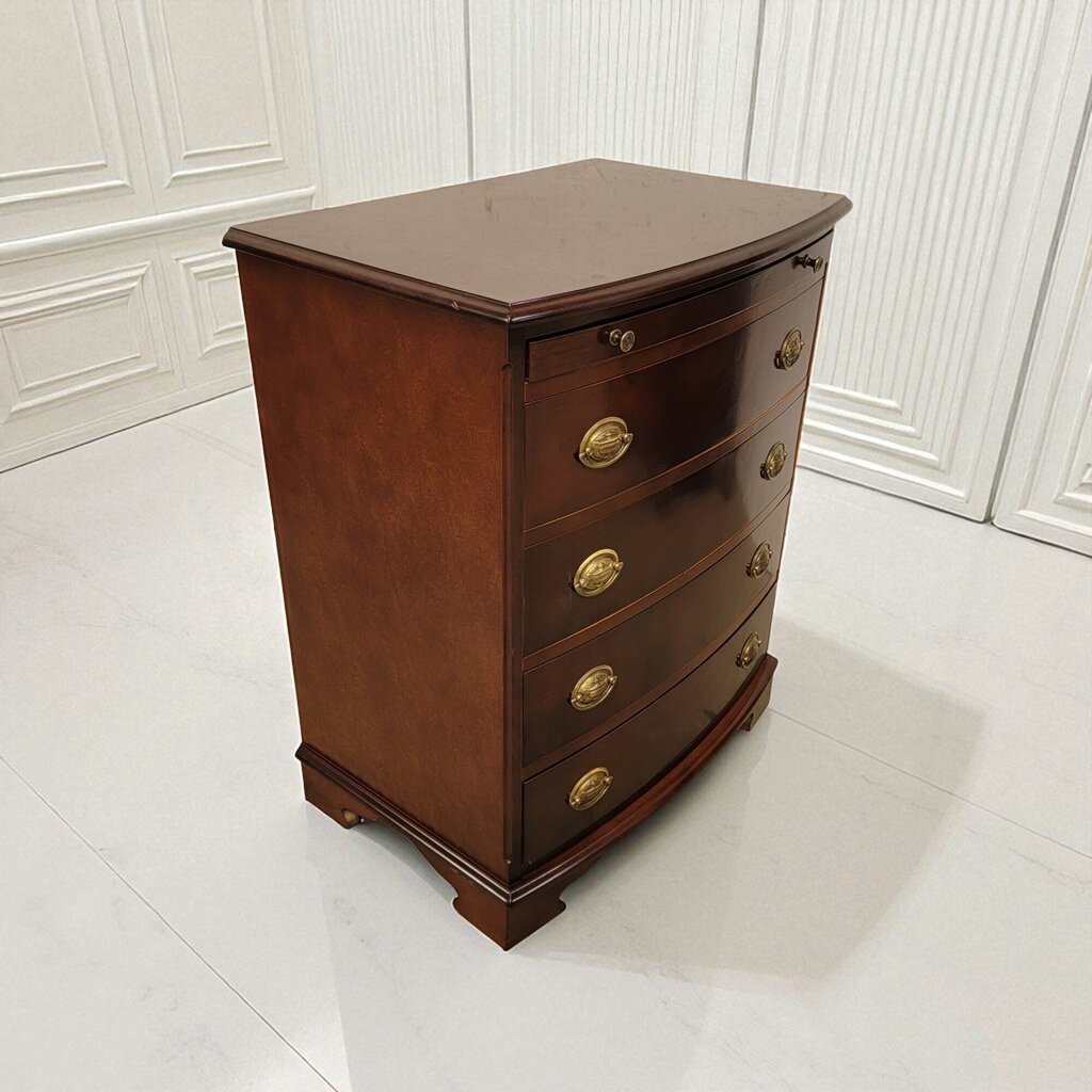 7118 Elegant Vintage Cherry 4 Drawer #Dresser with Slide out Tray and 4 Drawers